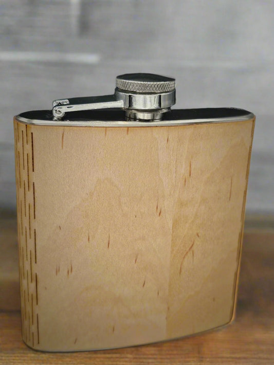 Wooden Flask (Shimmering Maple)